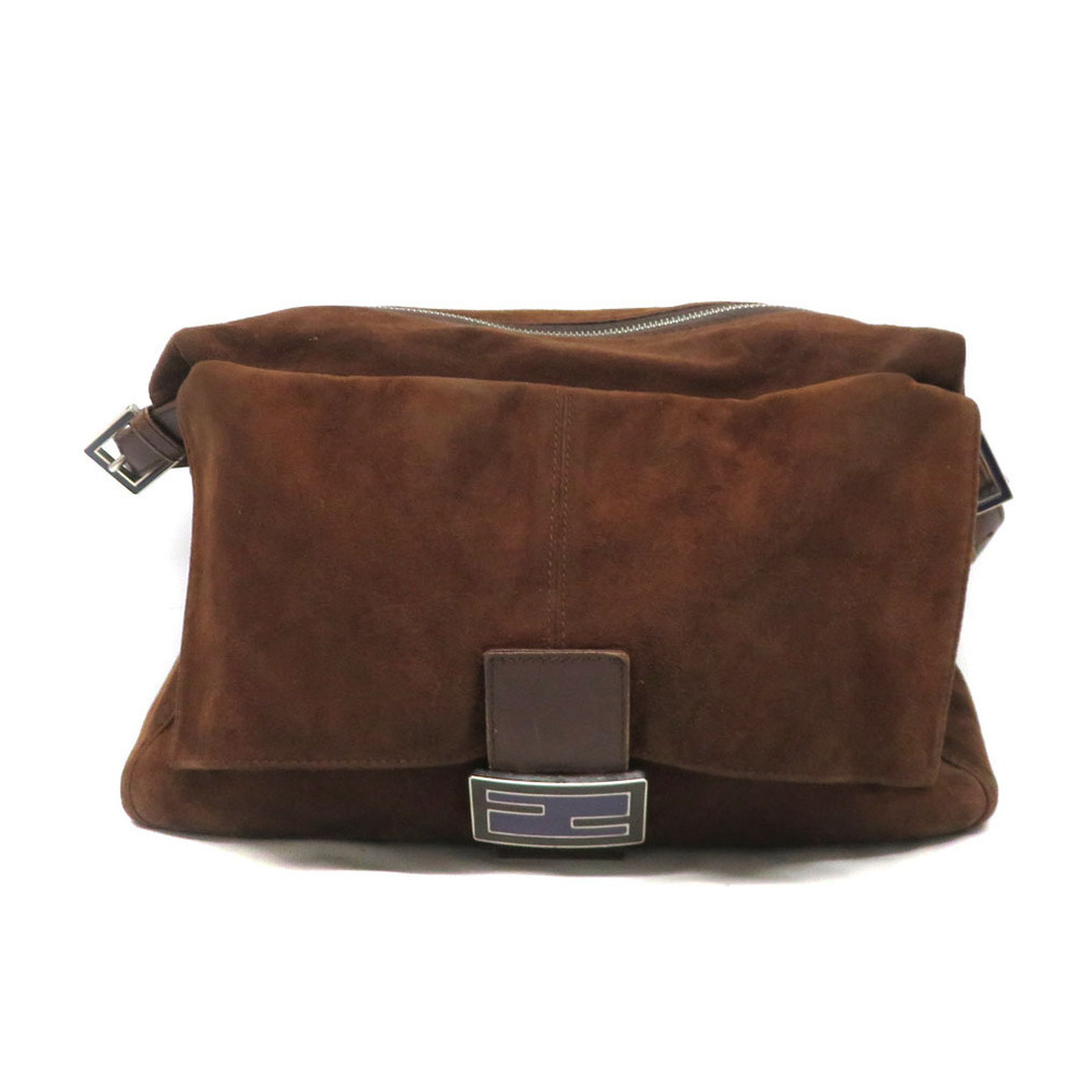 Fendi Mamma Bucket Suede Bag One Shoulder